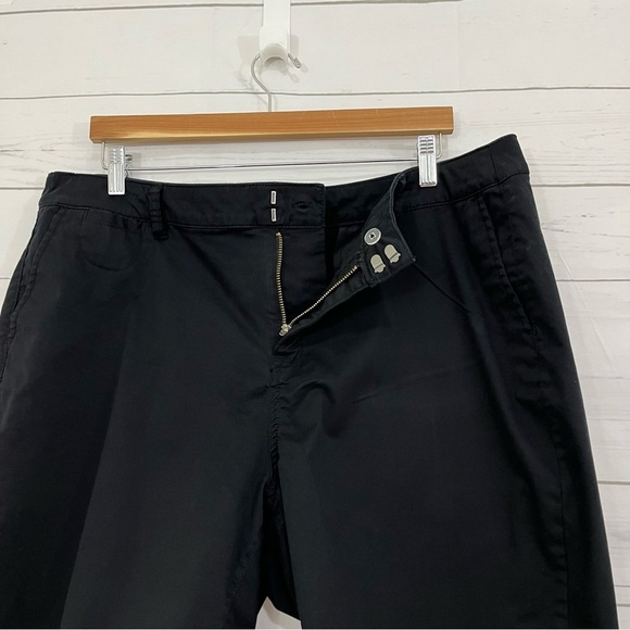 Lane Bryant Black High Rise Bermuda Shorts - Picture 5 of 16